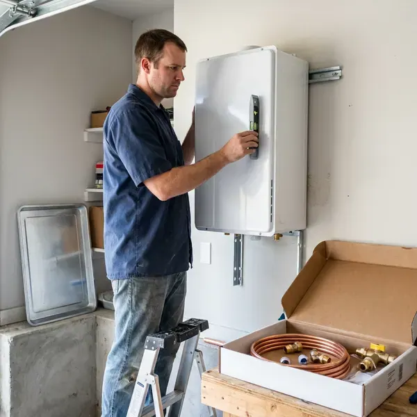 Professional electric tankless water heater installation, Albuquerque, NM