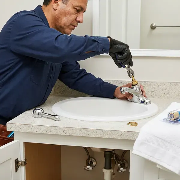 Local faucet repair by GVK Plumbing, Carlsbad, NM