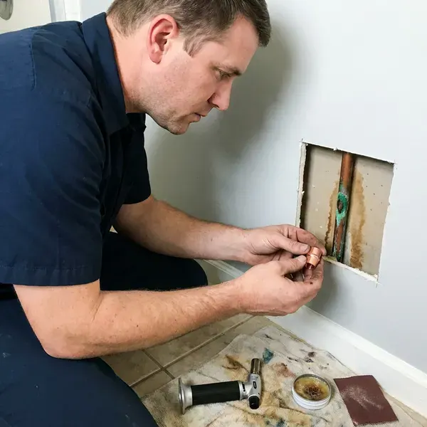 Local pipe repair by GVK Plumbing, Albuquerque, NM