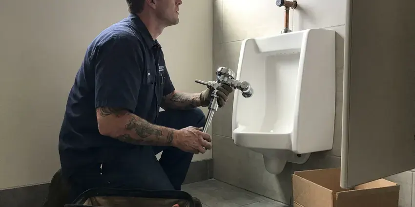 GVK Plumbing technician providing toilet bowl replacement in Albuquerque