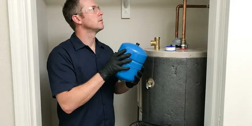 Local backflow preventer installation by GVK Plumbing, Albuquerque