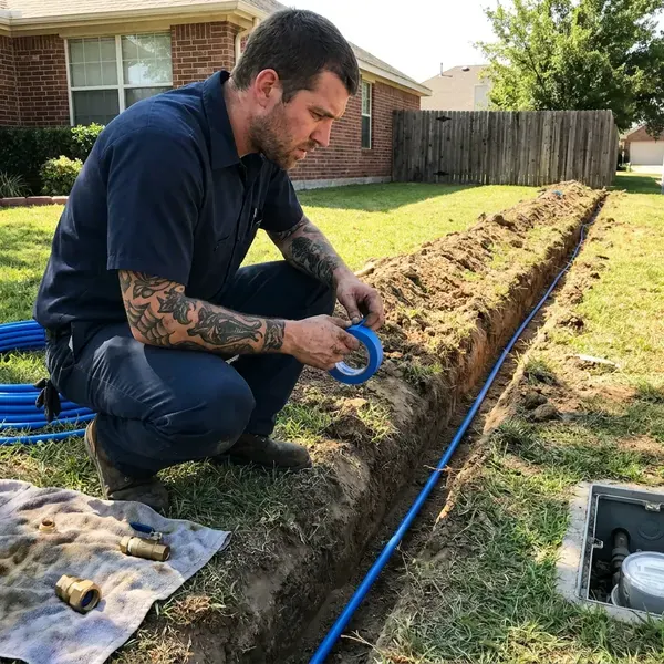 Professional water line installation, Albuquerque, NM